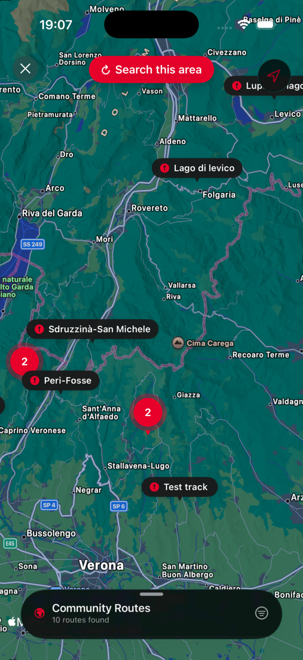 Konvyo community routes map